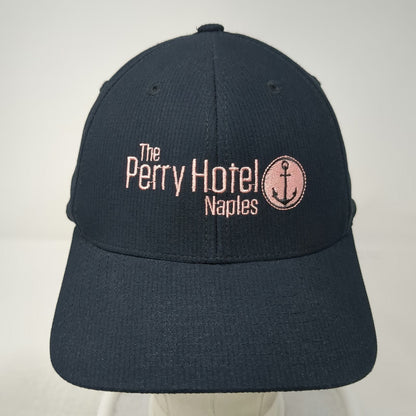 Port Authority Snapback Black One Size Hat Perry Hotel Naples Anchor Polyester