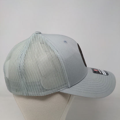 Richardson Men's Snapback Mesh Back Hat Gray Adjustable Jordan Oaks Logo