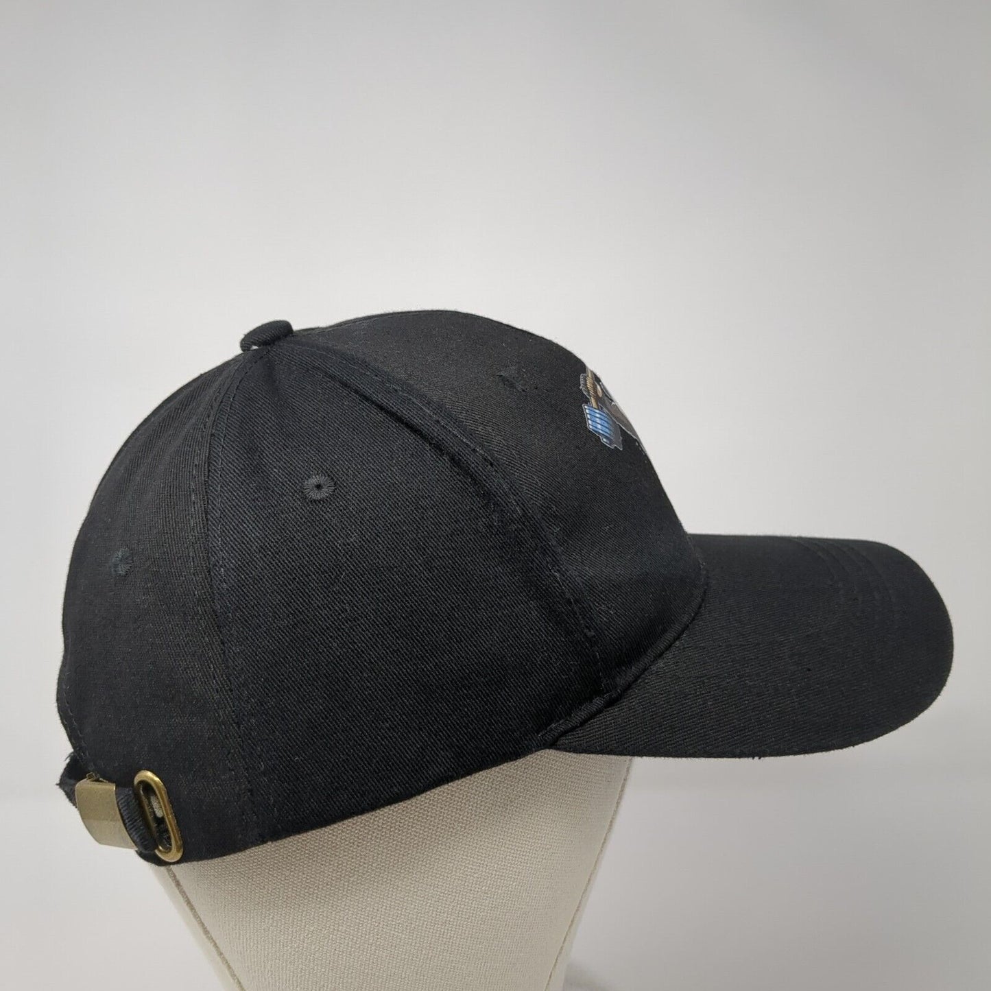 Panda Deadlift Slideback Hat Black One Size Adjustable Vent Holes