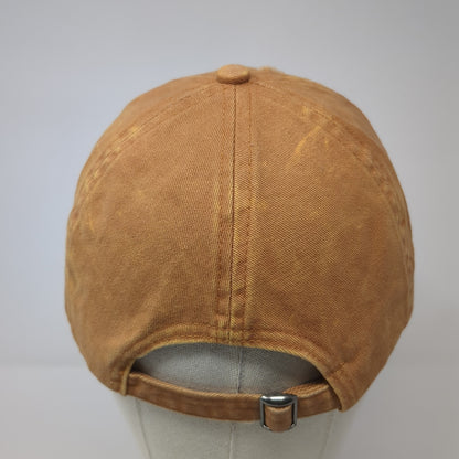 KC Love Slideback Baseball Cap Brown OS Adjustable Distressed David And Young