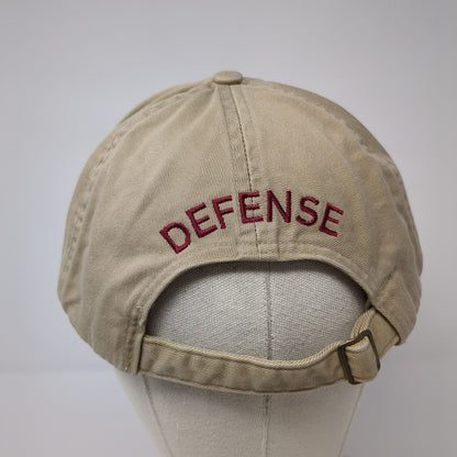 BONS Defense Slideback Hat Tan OS Adjustable Embroidered Richardson Headgear