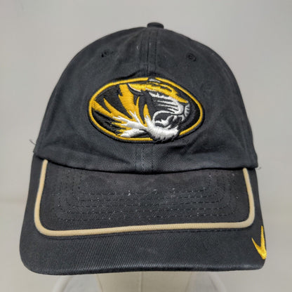 Nike Team Men's Strapback Hat Black OSFA Embroidered Mizzou Missouri Tigers Logo