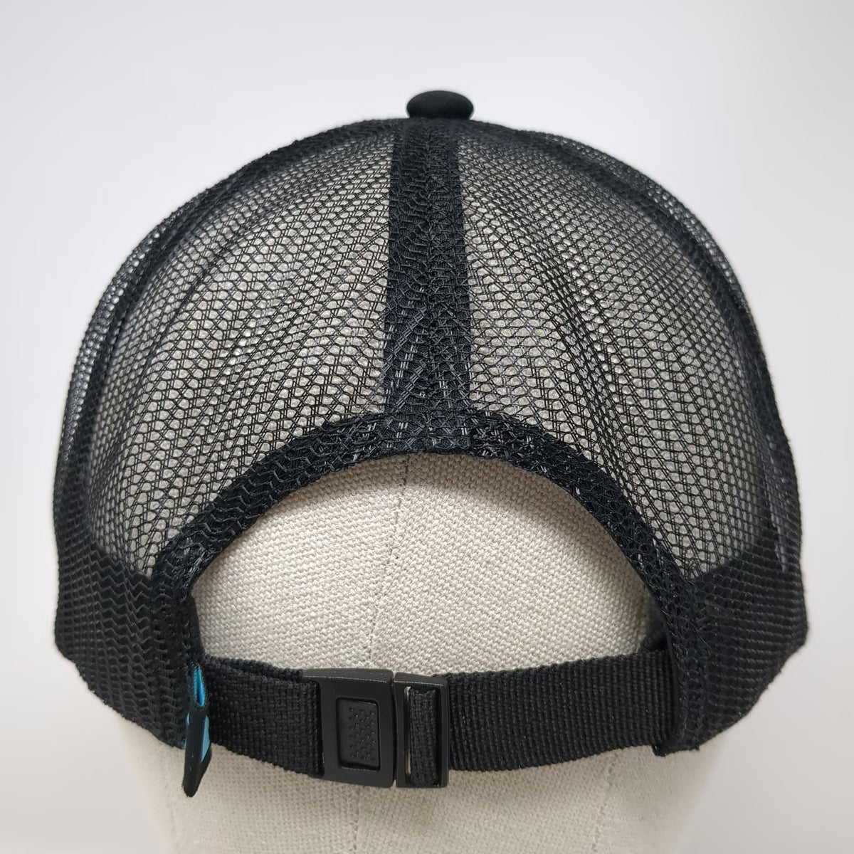 Dutch Bros 5 Panel Black One Size Mesh Back Rope Hat Windmill Logo Slideback