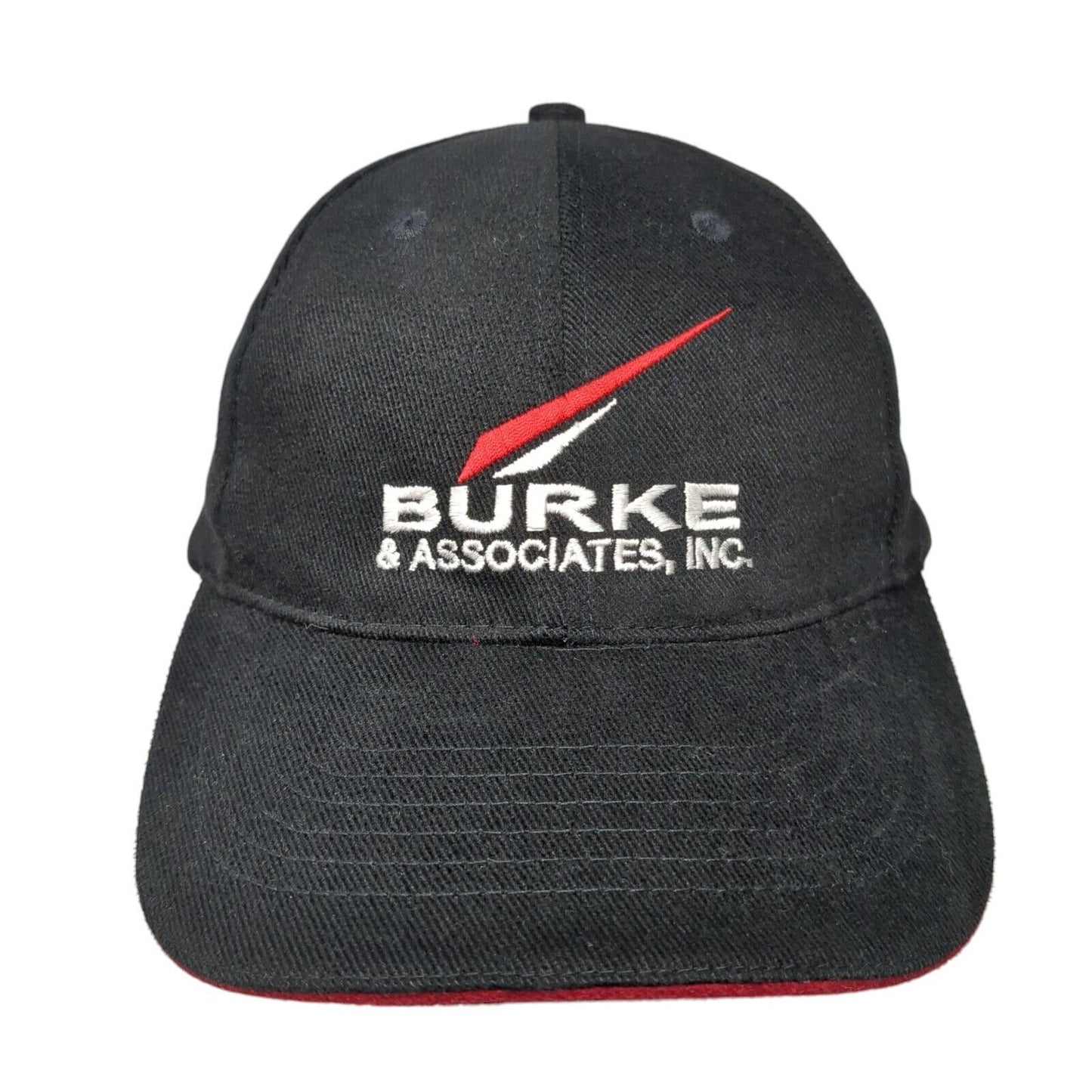 Burke & Associates Inc Strapback Hat Black One Size Adjustable Headmost