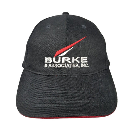 Burke & Associates Inc Strapback Hat Black One Size Adjustable Headmost