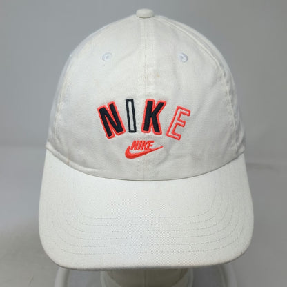 Nike Baseball Cap White One Size Heritage86 Embroidered Logo Adjustable Hat