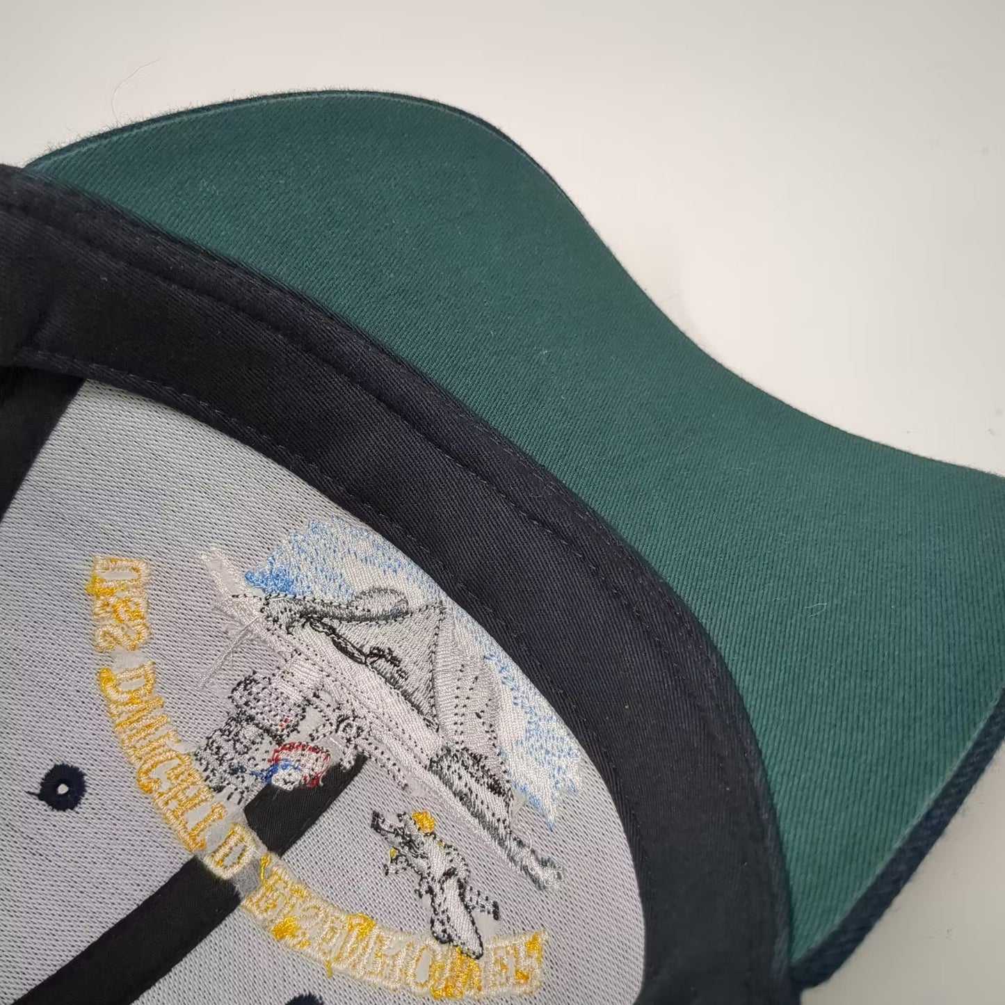 The Corps Blue USS Dwight D Eisenhower CVN 69 Scrambled Eggs Baseball Cap Hat OS