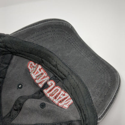 San Juan Puerto Rico Strapback Hat Gray One Size Adjustable Embroidered