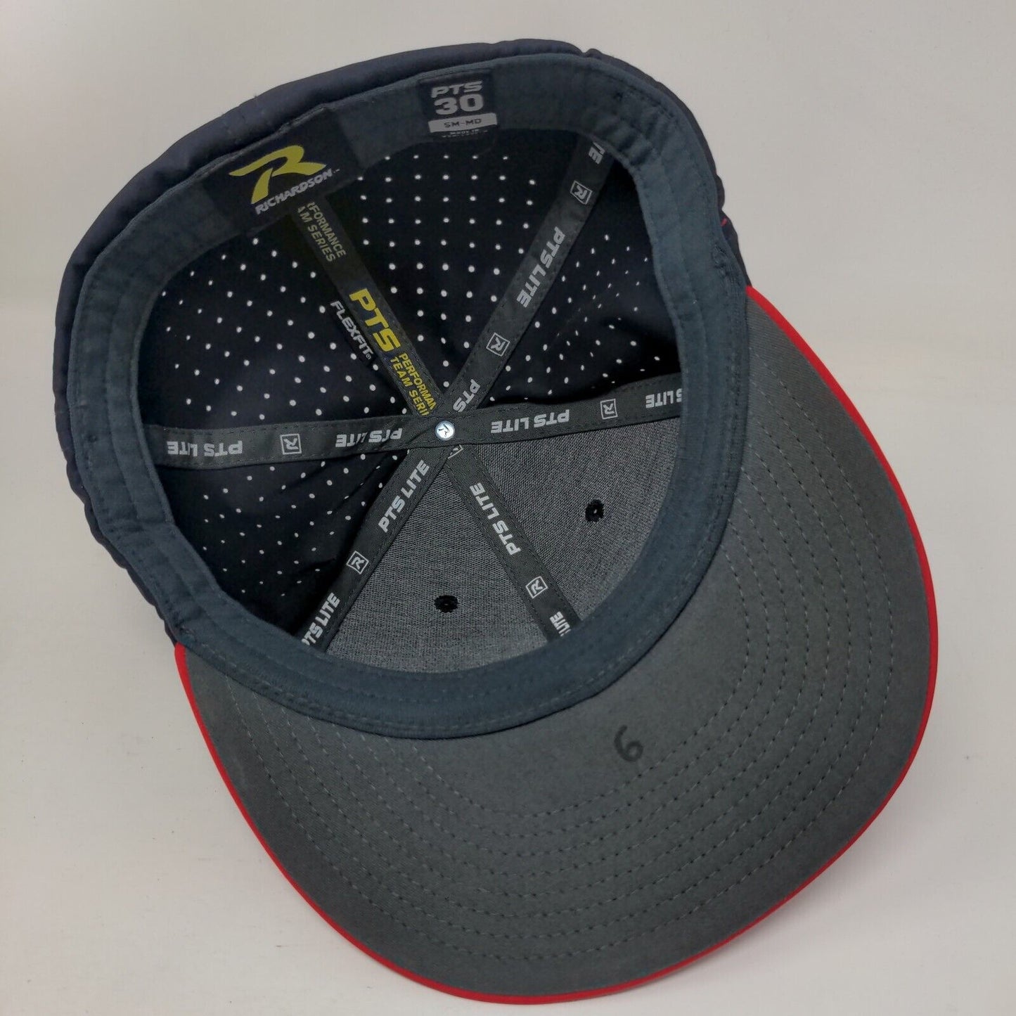 Florida Hardballers Patch Fitted Hat Multi S/M Colorblock Richardson