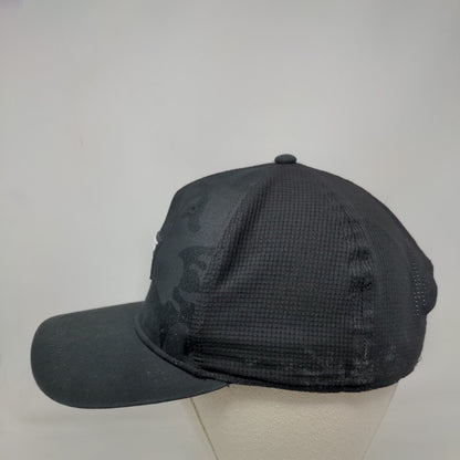 Devil-Dog Dungarees Patch Snapback Hat Black Camo OSFA Adjustable