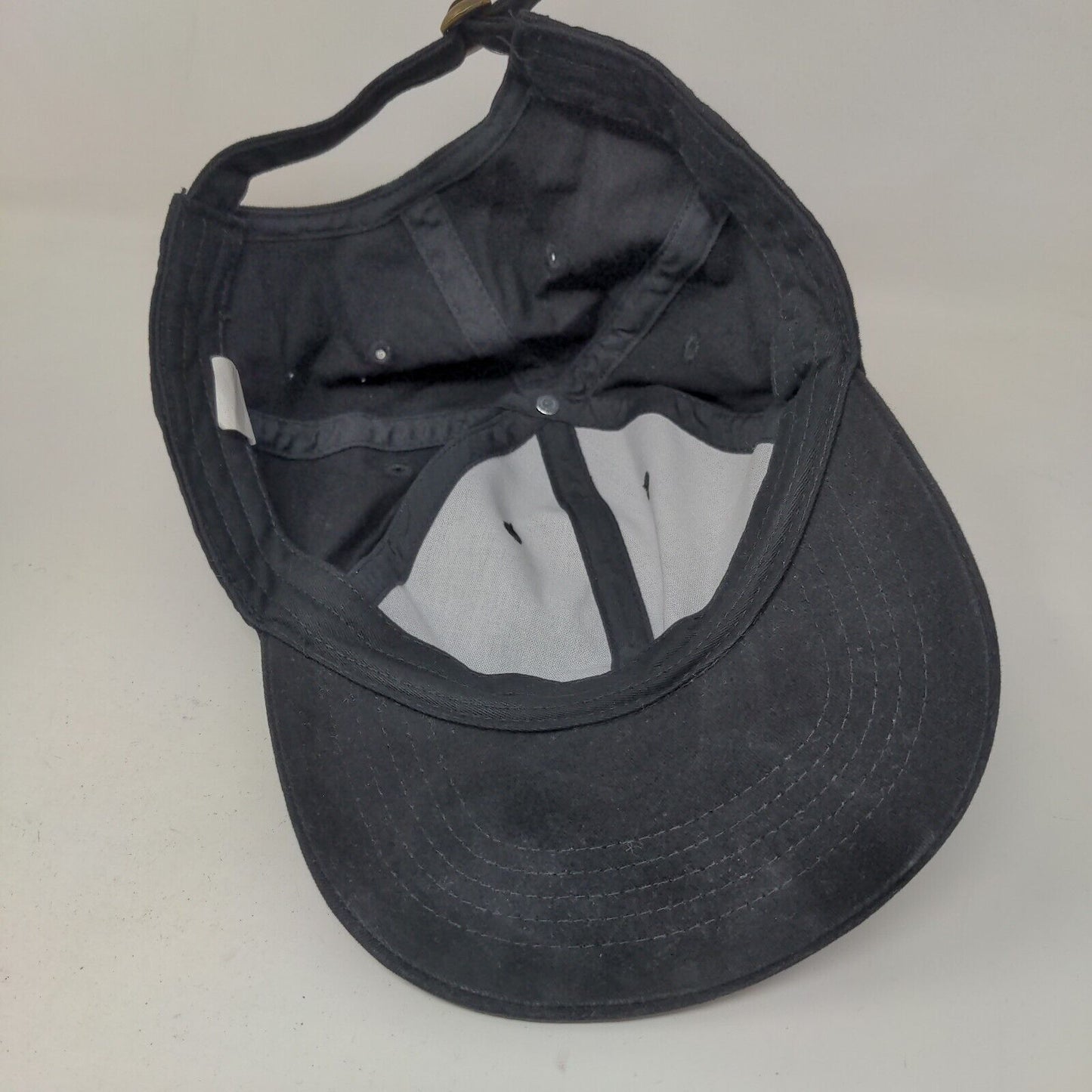 Unbranded Men's Slideback Hat Black Soot Sie OSFM Blank Adjustable