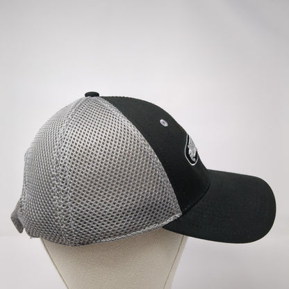 Western Trailers Strapback Trucker Hat Black OS Adjustable Mesh Back The Game