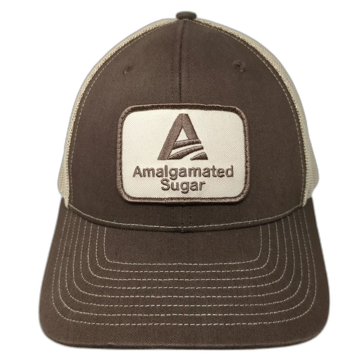 Richardson 112 Trucker Hat Amalgamated Sugar Brown One Size Mesh Snapback
