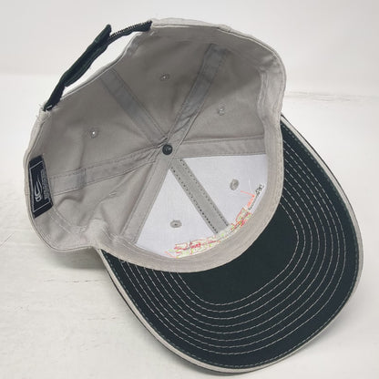 Outdoor Cap Baseball Cap Black Gray One Size Contrast Stitching Strapback Hat