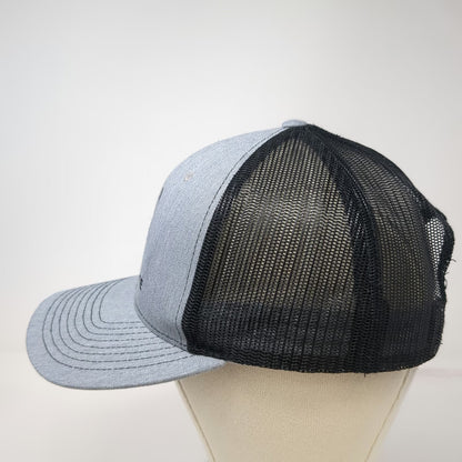 Richardson Trucker Hat Gray One Size Skyshare Logo Mesh Snapback Black 112