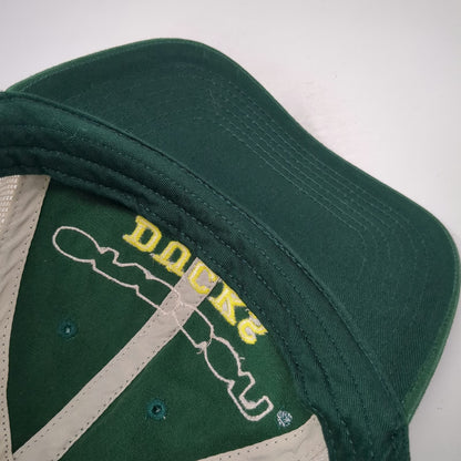 Captivating Headwear Oregon Ducks NCAA Trucker Hat Green One Size Snapback Mesh