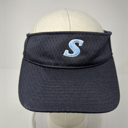 Letter S Golf Sun Visor Hat Blue Small Adjustable Embroidered Richardson
