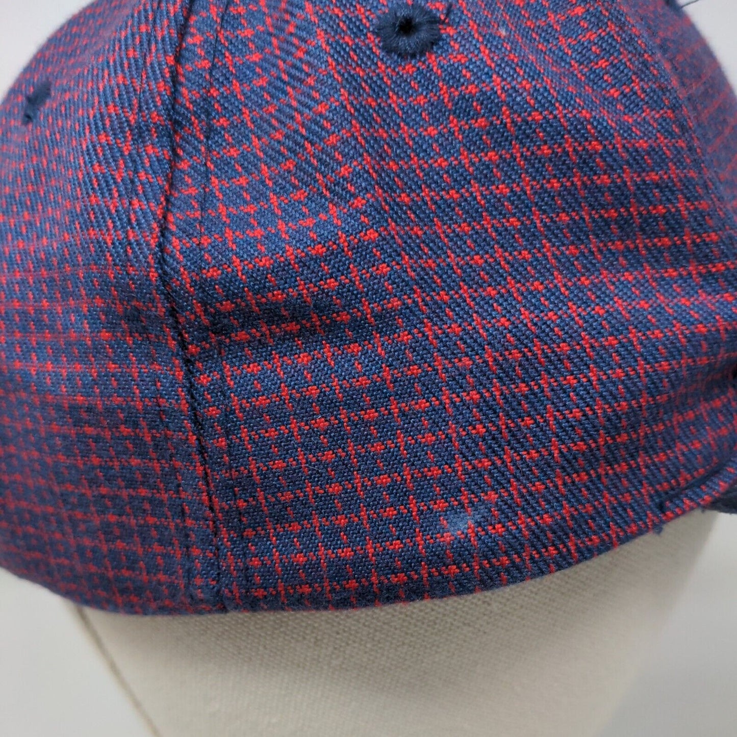 Toppers Strapback Hat Multicolor OSFA Adjustable Plaid Vent Holes