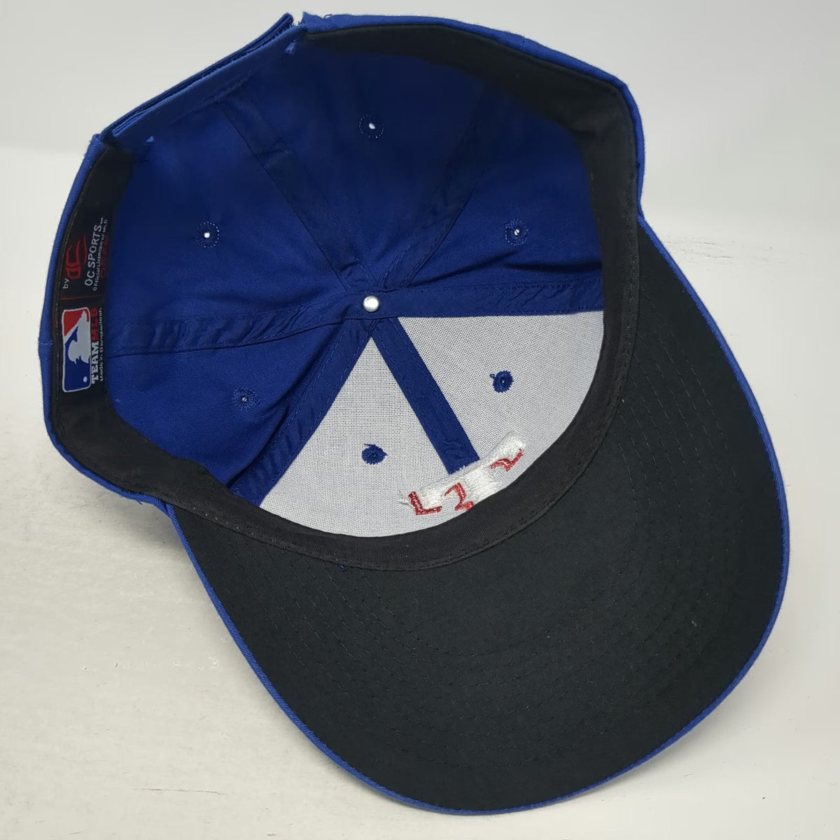 Texas Rangers MLB OC Sports Baseball Cap Blue One Size OSFM Embroidered Logo Hat