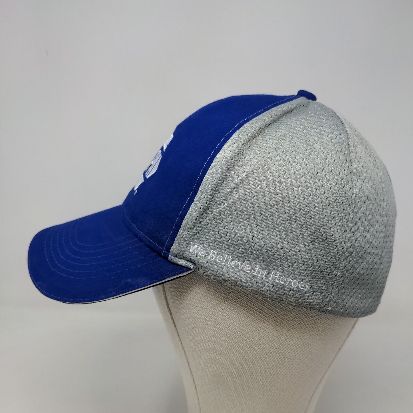 NAPA Auto Parts Men's Strapback Mesh Back Hat Blue Gray Intrepid Fallen Heroes