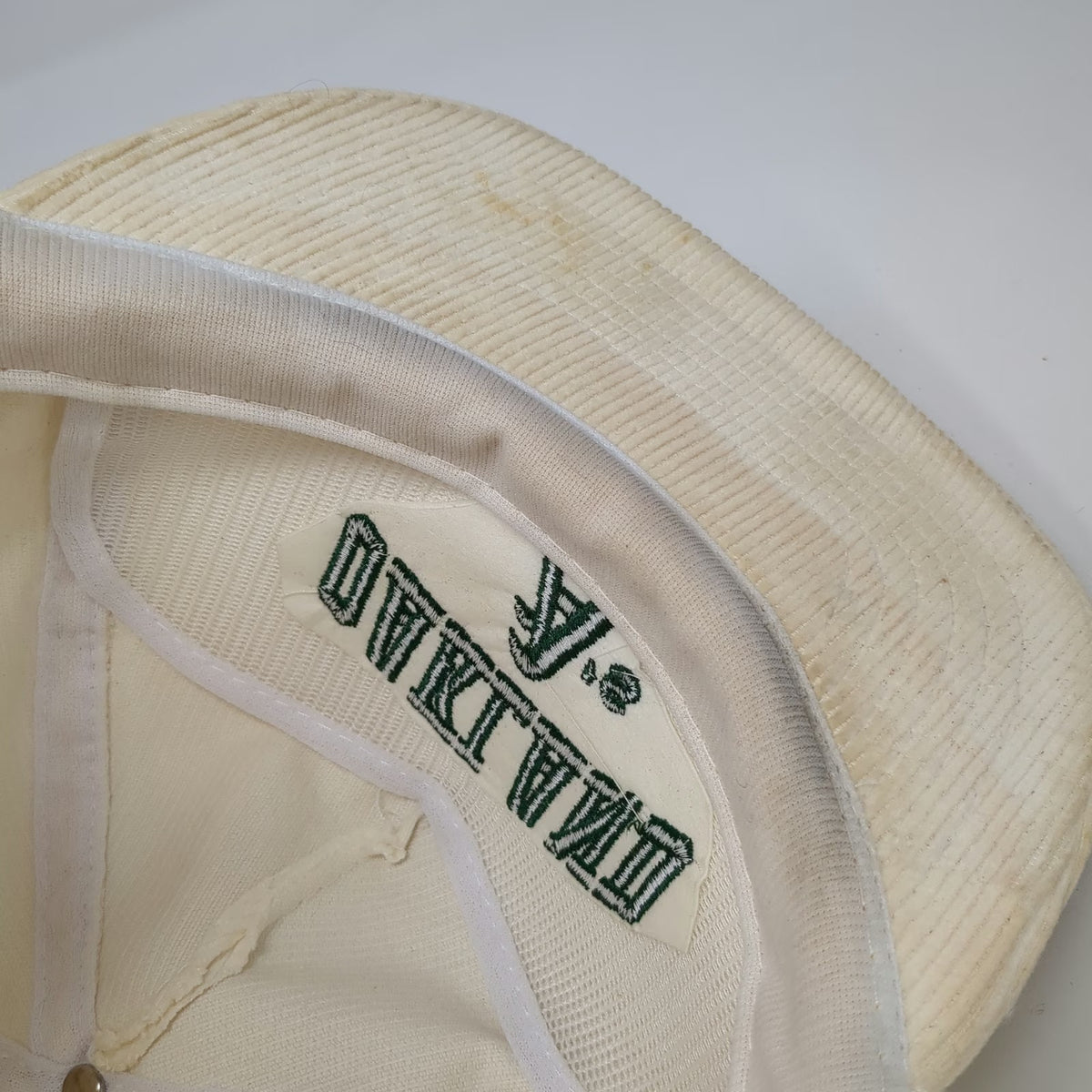 California Headwear Oakland Athletics MLB 5 Panel Beige Green Rope Hat Vintage