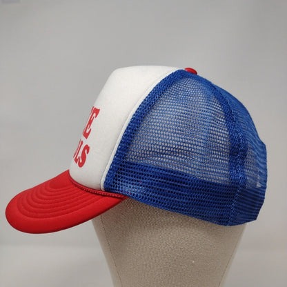 I Pee In Pools Snapback Rope Trucker Hat Multi OSFM Mesh Back Colorblock