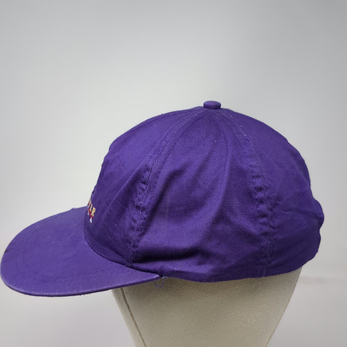 Wilson Purple Baseball Cap L Vancouver Canada Strapback Horse Rider Hat