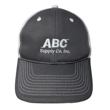 ABC Supply Co. Inc. Strapback Trucker Hat Gray OSFM Outdoor Cap