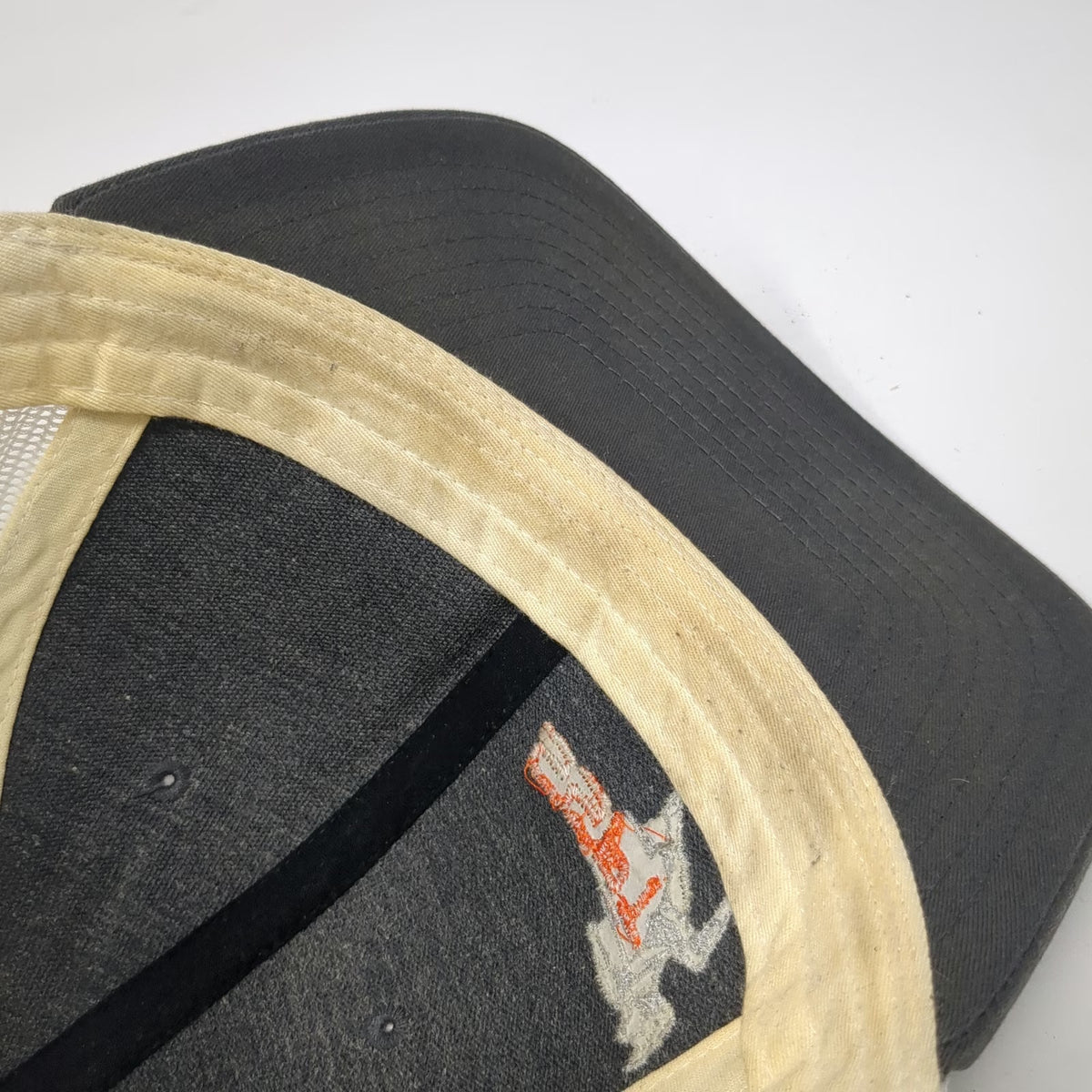 Richardson Trucker Hat Gray One Size Snapback Mesh Back SSPT Logo Runner Sport