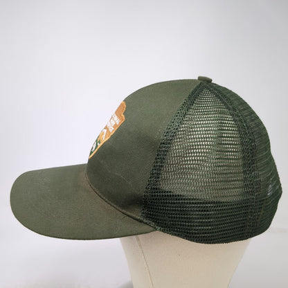 R&R Uniform Trucker Hat Green XL National Park Service Mesh Snapback USA Vintage