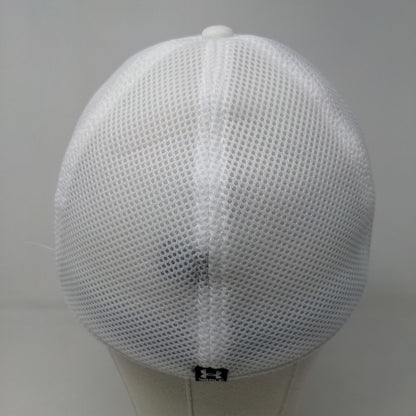 Under Armour Men's Fitted Iso Chill Hat White Size L/XL Logo