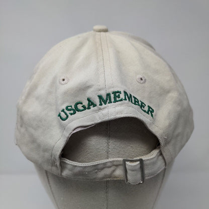 US Open Oakmont 2007 Slideback Hat Tan OSFA USGA Member Solid 6 Panel