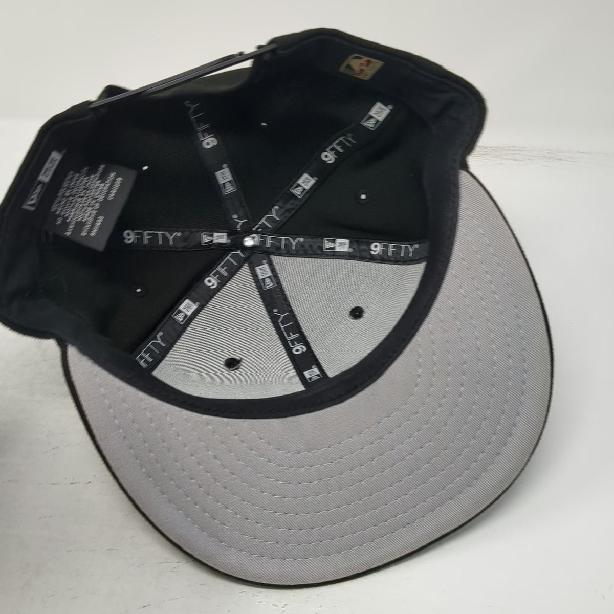 Utah Jazz NBA New Era Snapback Hat Black One Size HWC Nights Flat Brim 9FIFTY