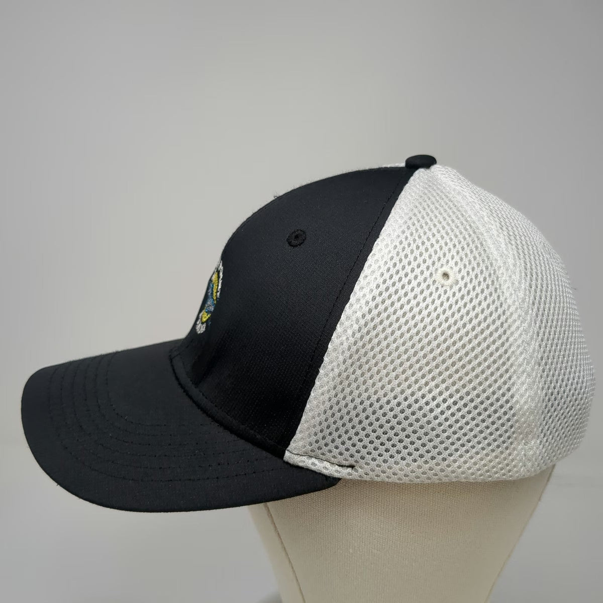 Legendary Black Baseball Cap One Size Tarpon Point Marina Mesh Back Fish Hat