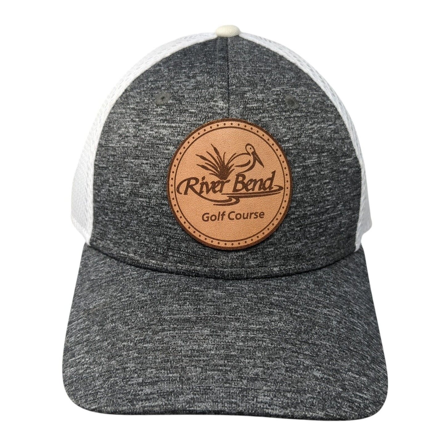 River Bend Golf Course Patch Fitted Hat Gray Large-XL New Era 39Thirty