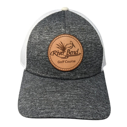 River Bend Golf Course Patch Fitted Hat Gray Large-XL New Era 39Thirty