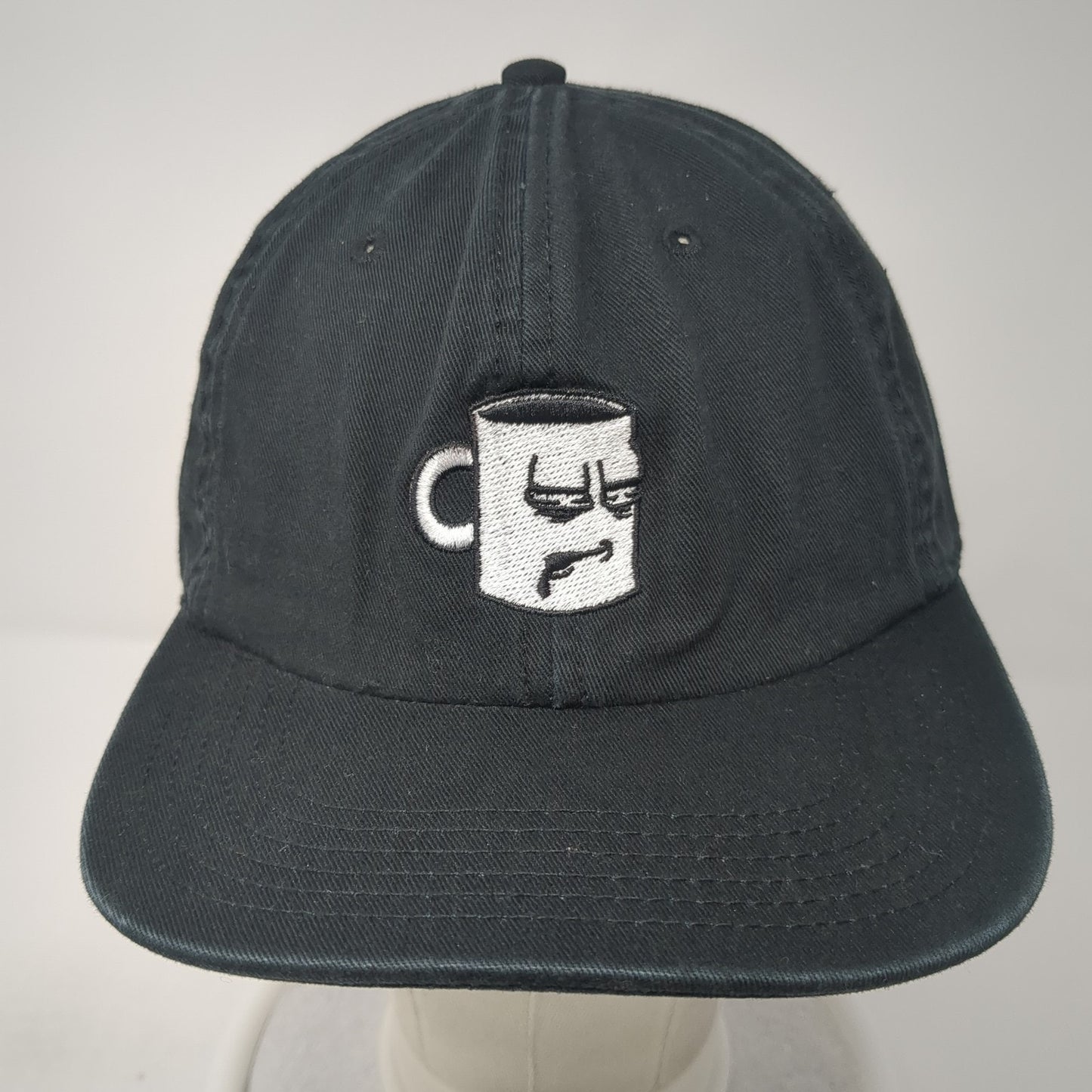 Tired Eyes Slideback Baseball Cap Black One Size Adjustable James AS Colour