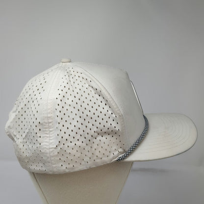 Blackhawk Trucker Hat White One Size Concrete Supply Inc Construction Snapback