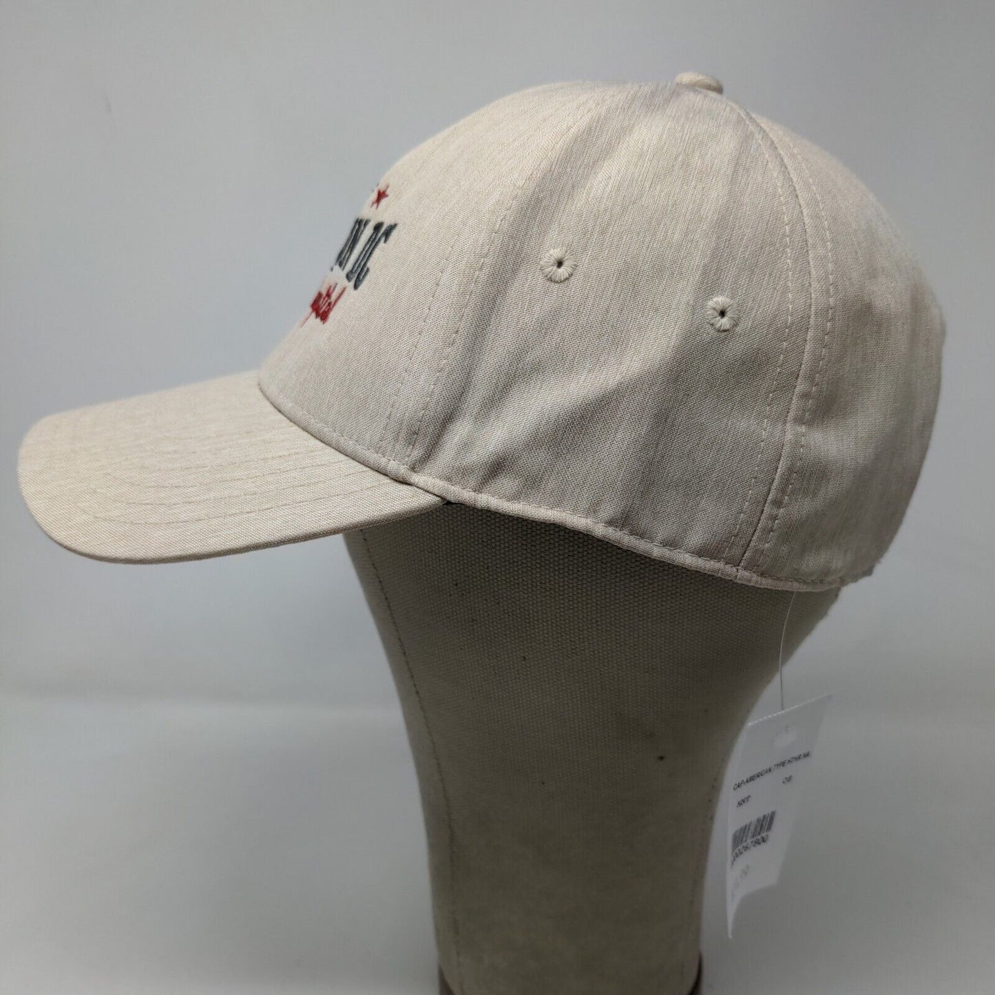 Fahrenheit Headwear Men's Slideback Hat Tan OSFM Washington DC Embroidered W/Tag