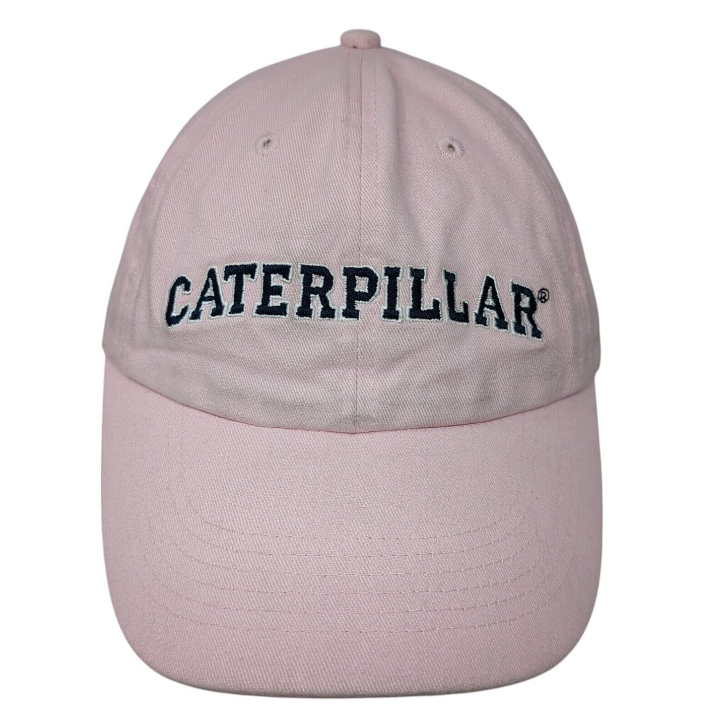 Caterpillar Slideback Hat Pink One Size Adjustable Embroidered 6 Panel Cyrk