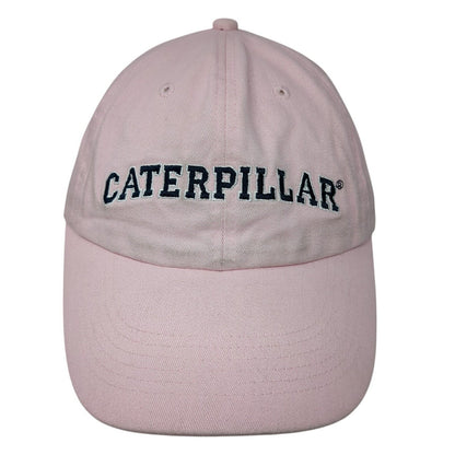 Caterpillar Slideback Hat Pink One Size Adjustable Embroidered 6 Panel Cyrk