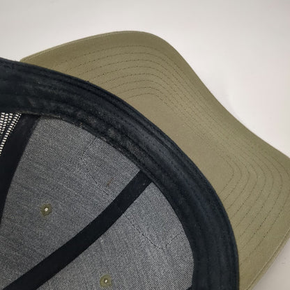 Richardson Trucker Hat Green One Size Black Rifle Coffee Company Mesh Snapback