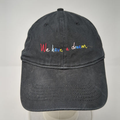 We Have A Dream Slideback Hat Black One Size Adjustable Port & Company