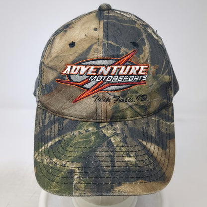 Port Authority Baseball Cap Green Camo One Size Adventure Motorsports Hat Idaho