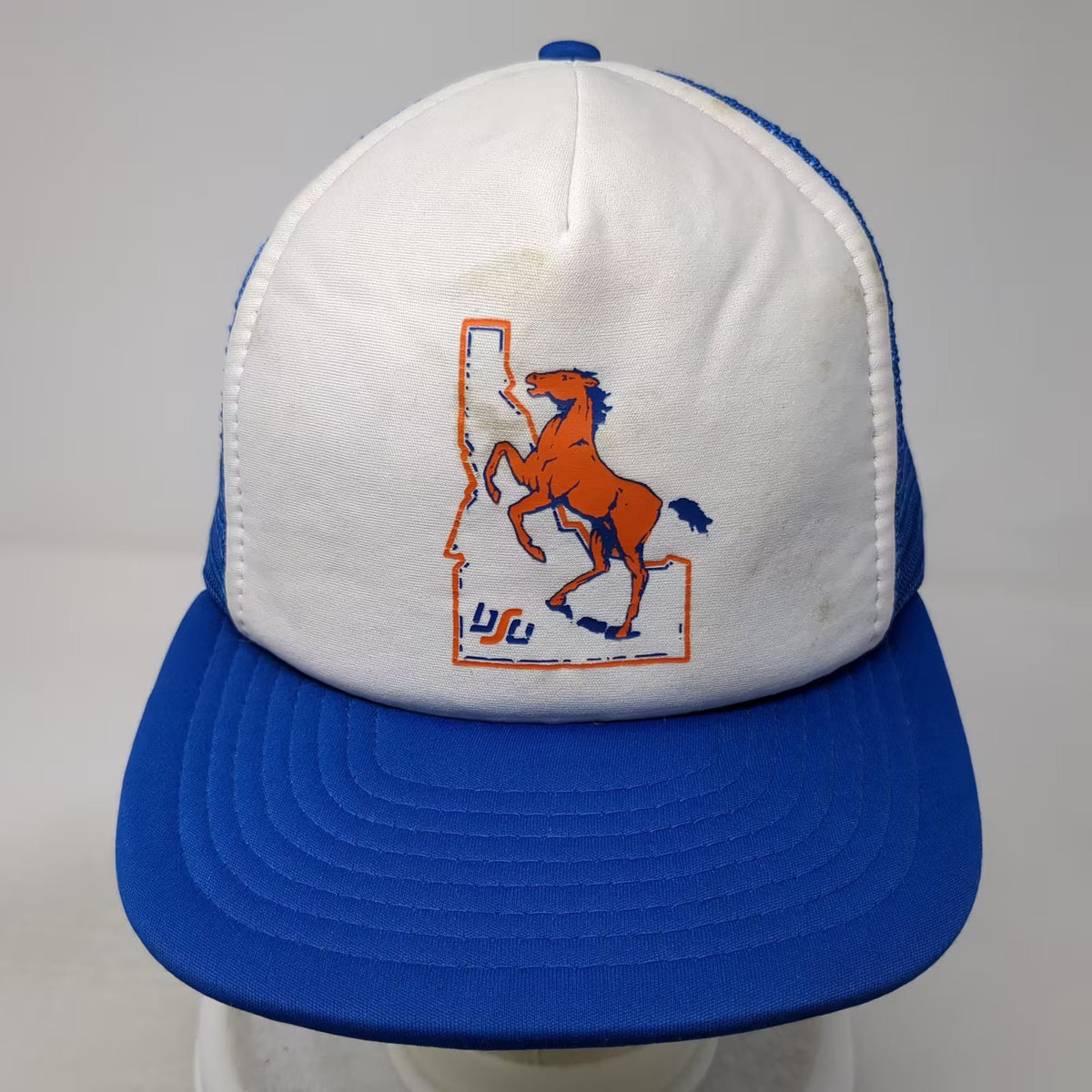 Sportcap Boise State University BSU Idaho Bronco Trucker Hat Blue One Size OSFM