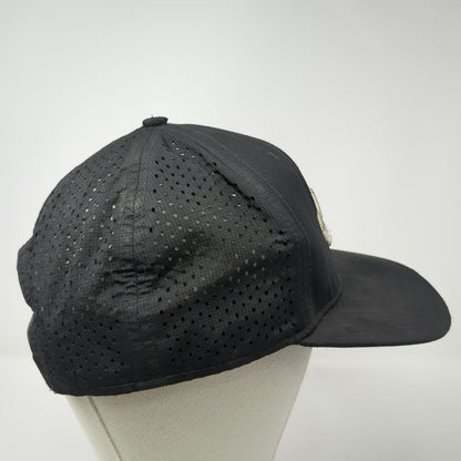 Nike SB Trucker Hat Black One Size Laser Perforated Snapback Flat Brim Logo