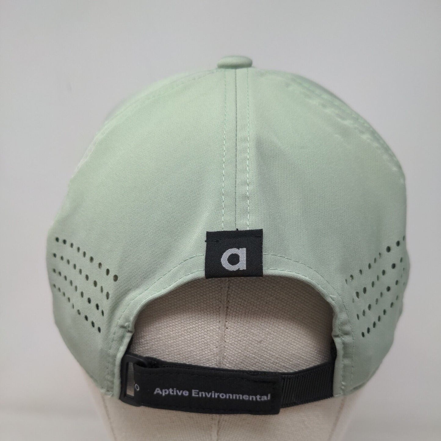 Aptive Environmental Slideback Hat Green One Size Laser Cut 6 Panel