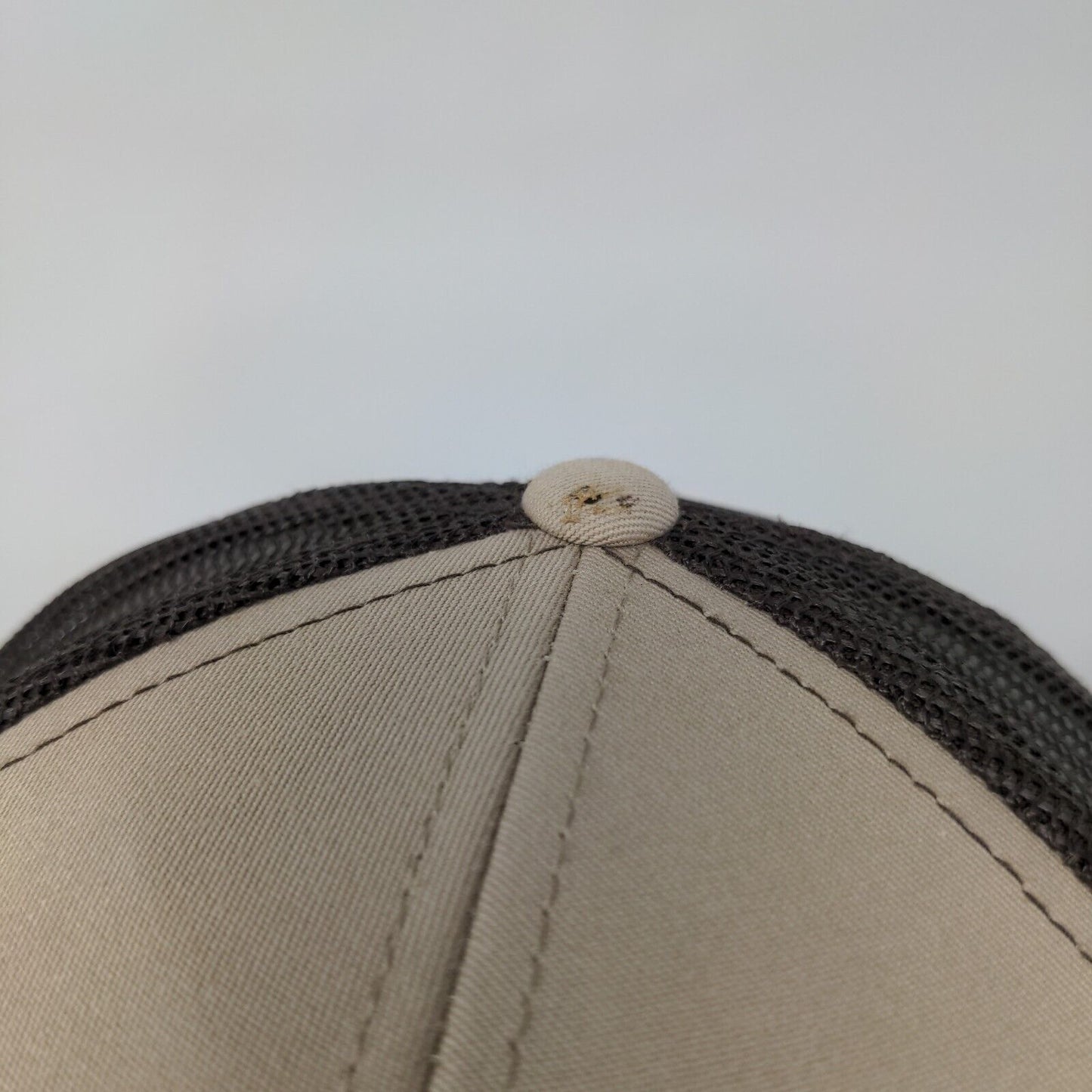 Cody Cattle Company Snapback 112 Trucker Hat Tan OSFA Mesh Back Richardson