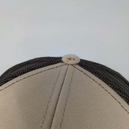 Cody Cattle Company Snapback 112 Trucker Hat Tan OSFA Mesh Back Richardson