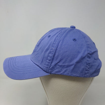 Distinctive Headwear Men's Strapback Hat Purple Embroidered Naples Dolphins Logo